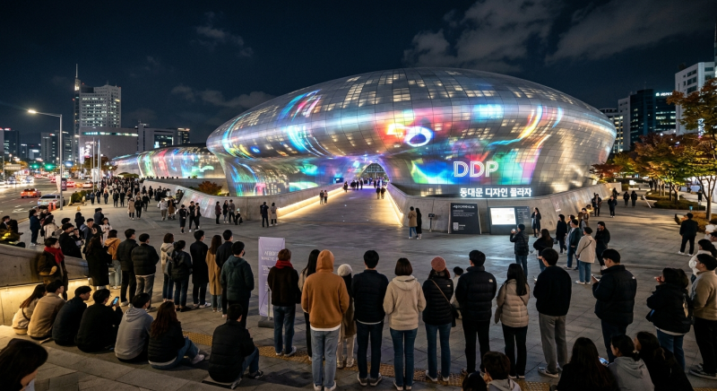 서울라이트 DDP 가을 미디어파사드 관람 명당과 시간대별 꿀팁 정리