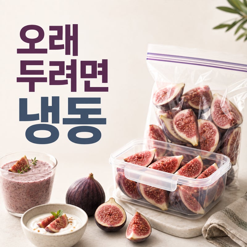 무화과 씻어서 보관하면 안 될까? 제철 무화과 고르는 법부터 냉장보관까지