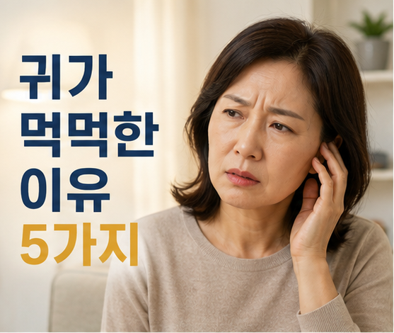 귀가 먹먹한 이유 5가지, 이럴 땐 병원부터 가야 합니다