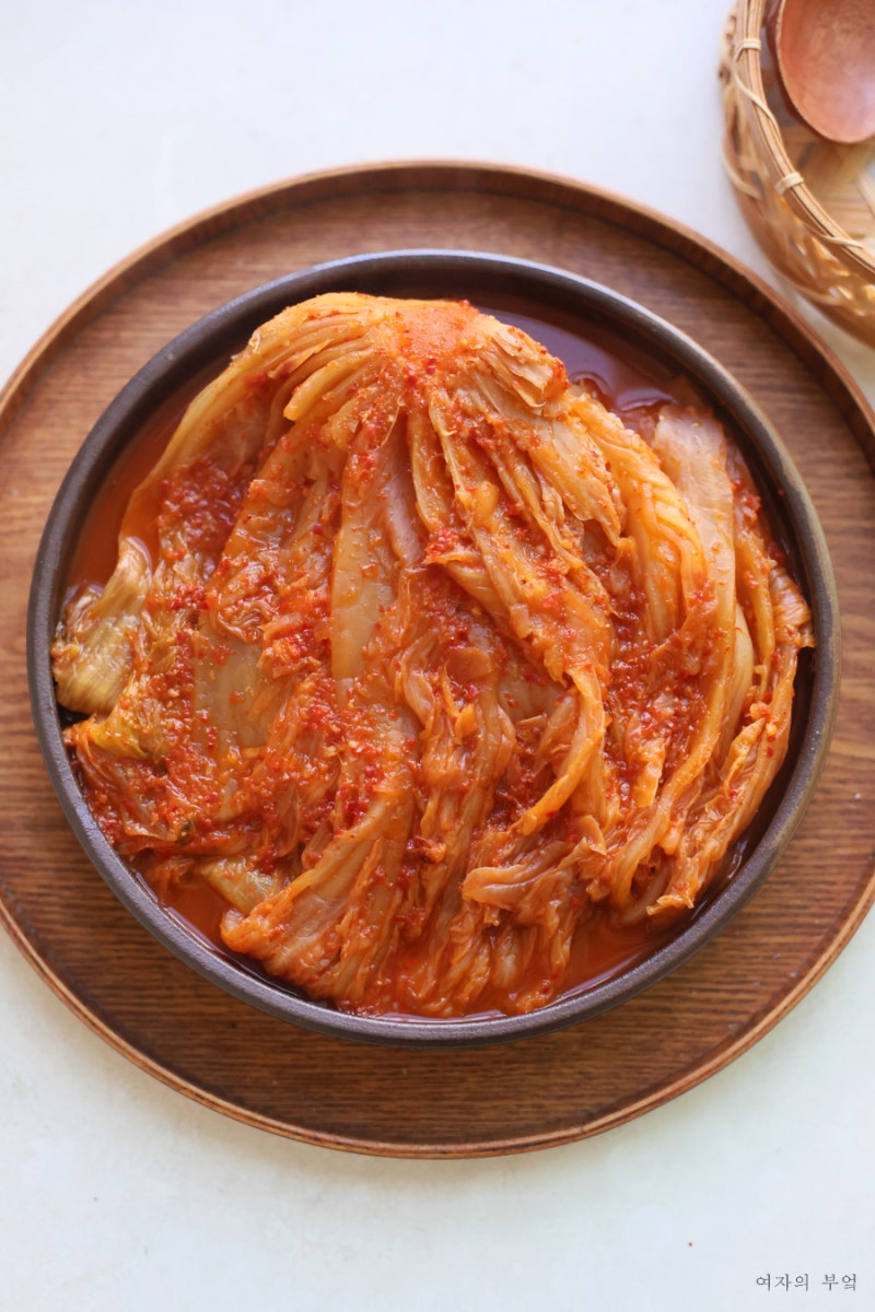 고기없는 들기름 김치찜 레시피 묵은지찜