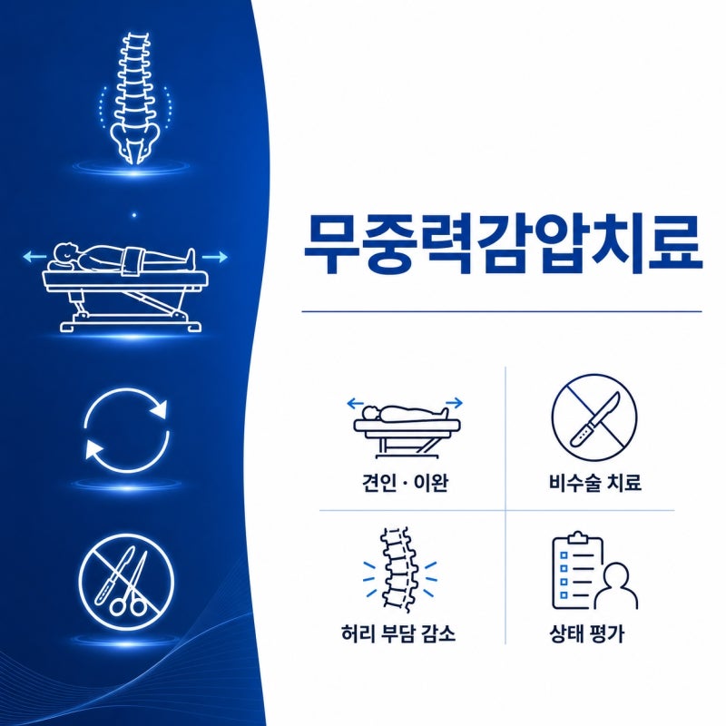 무중력감압치료, 수술 없이 허리디스크 치료를 고려한다면?