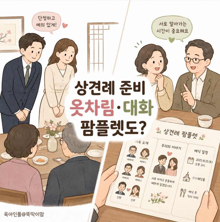 상견례 준비 어떻게? 옷차림·대화부터 팜플렛도 해야 할까?