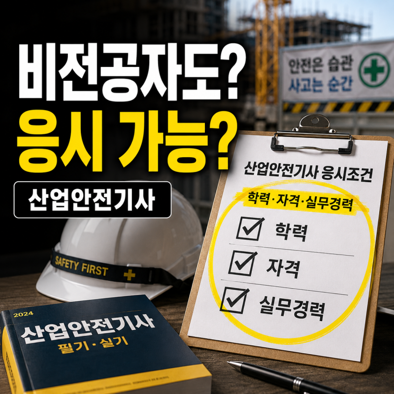 산업안전기사, 비전공자라고 무조건 응시 못 하는 건 아니다… 학력·자격·실무경력으로 갈....