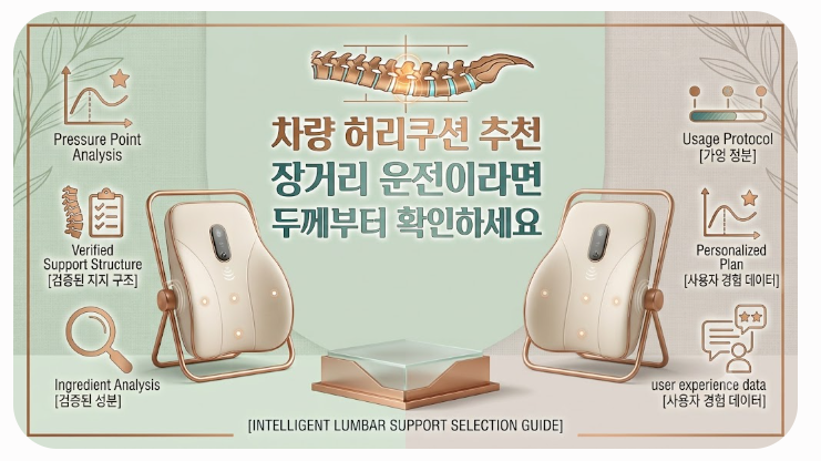 차량 허리쿠션 추천 장거리 운전이라면 두께부터 확인하세요