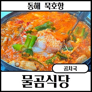 강원도 묵호 맛집 물곰식당, 묵호항 근처에서 먹은 곰치국