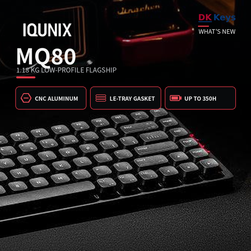 IQUNIX MQ80, 로우프로파일인데 1.18kg인 이유