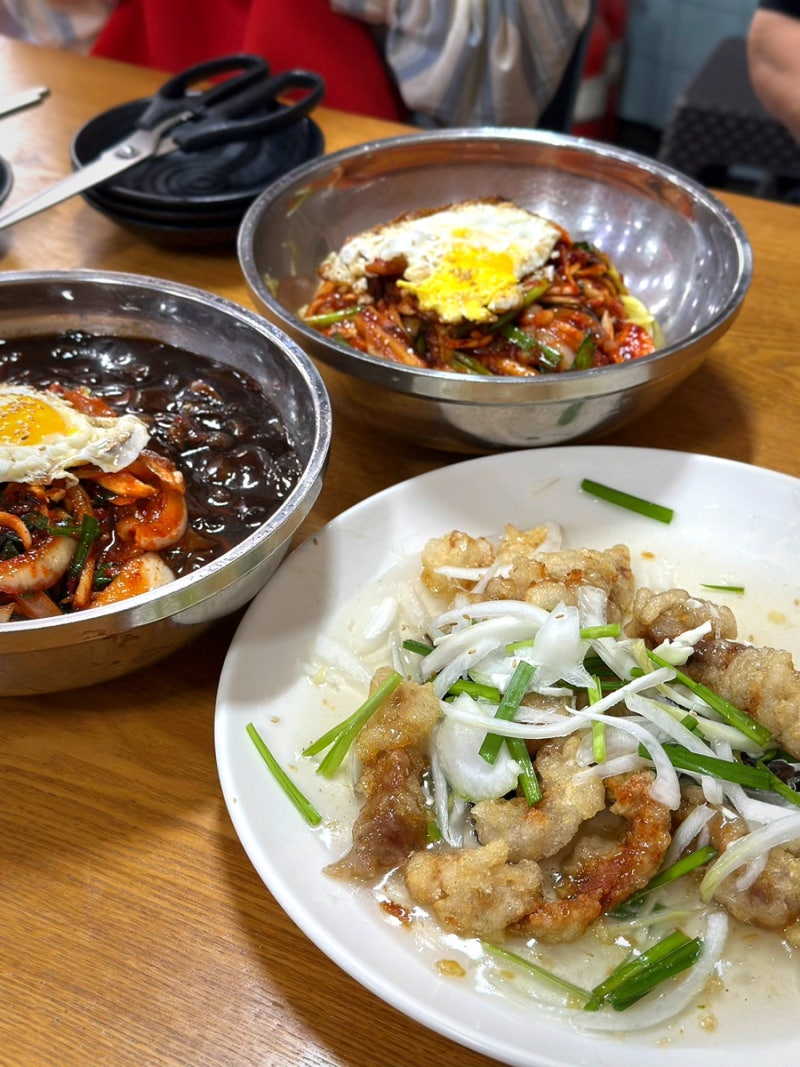 춘천 중국집 매운짜장 신짬뽕 그냥 후기