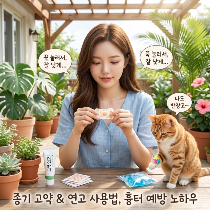 종기 고약 및 연고 사용법과 흉터 예방 팁