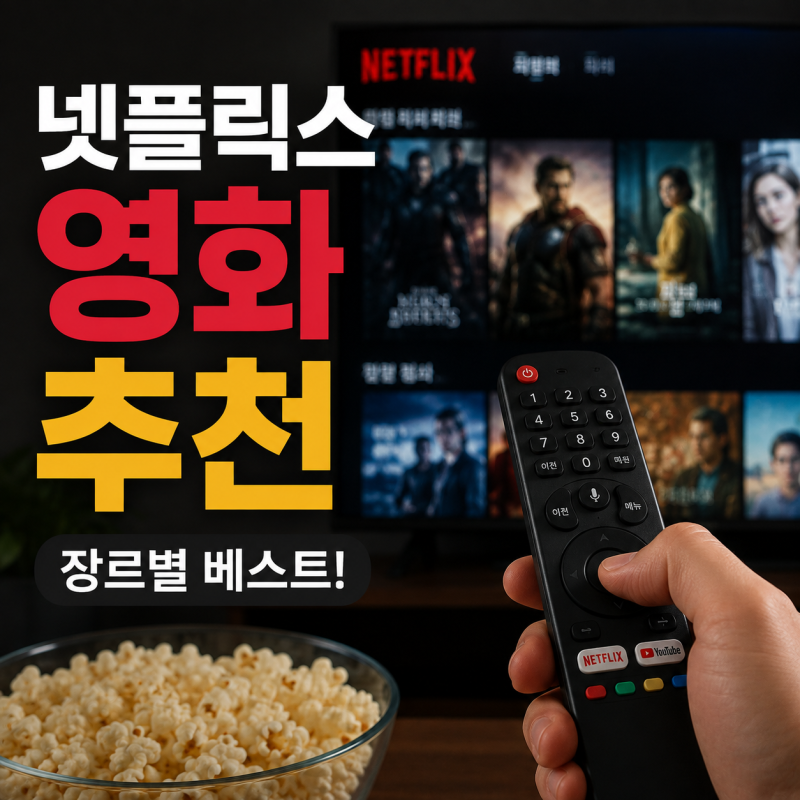 넷플릭스 영화 추천, 오늘 뭐 볼지 고민될 때 장르별로 골라보기