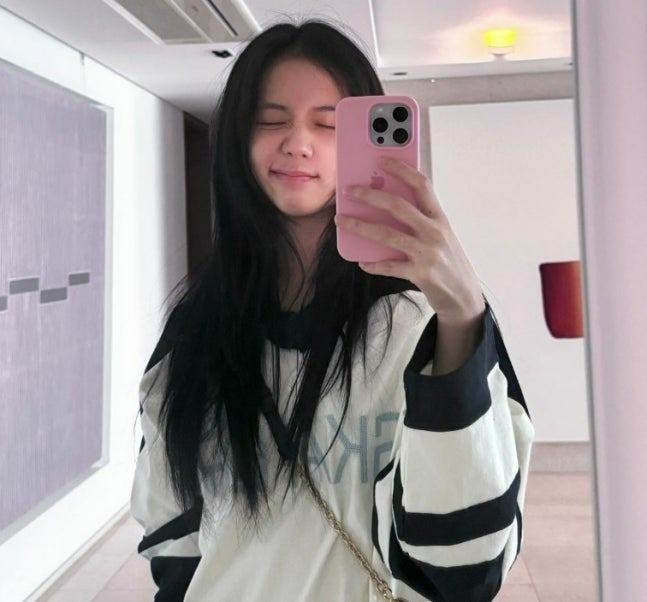 BLACKPINKジスの自宅、数十億ウォンの絵画、セルフィーの背景に李禹煥・朴栖甫の作品が捉えられる