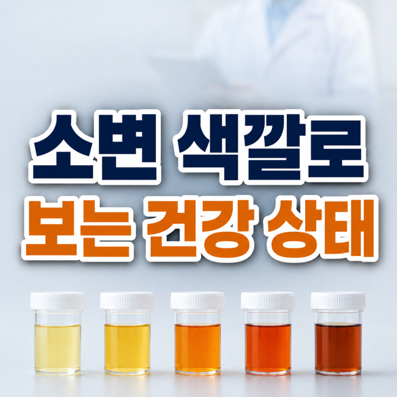 소변 색깔로 보는 건강 상태, 주황색 붉은색 갈색 원인은?