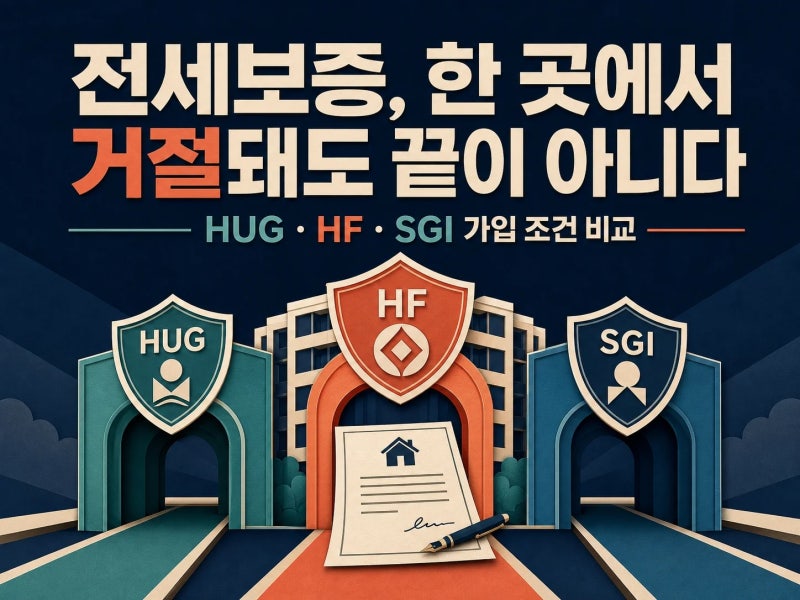 전세보증보험 조건, 대출 없이 가입되는 HUG와 SGI 차이 (+ 보증료율, 보증한도, 공시가격 126%, ....