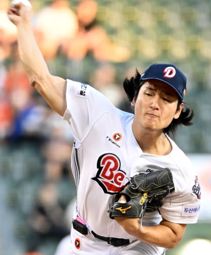 곽빈 메이저리그 진출, 159km에 제구까지 잡았다…“이 정도면 진짜 MLB 간다”