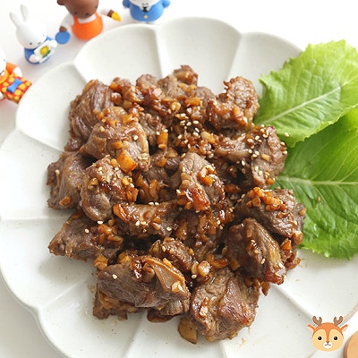 향긋함 최고 마늘 폭탄 갈비살 소갈비살요리 홈캠핑 고기반찬 요리