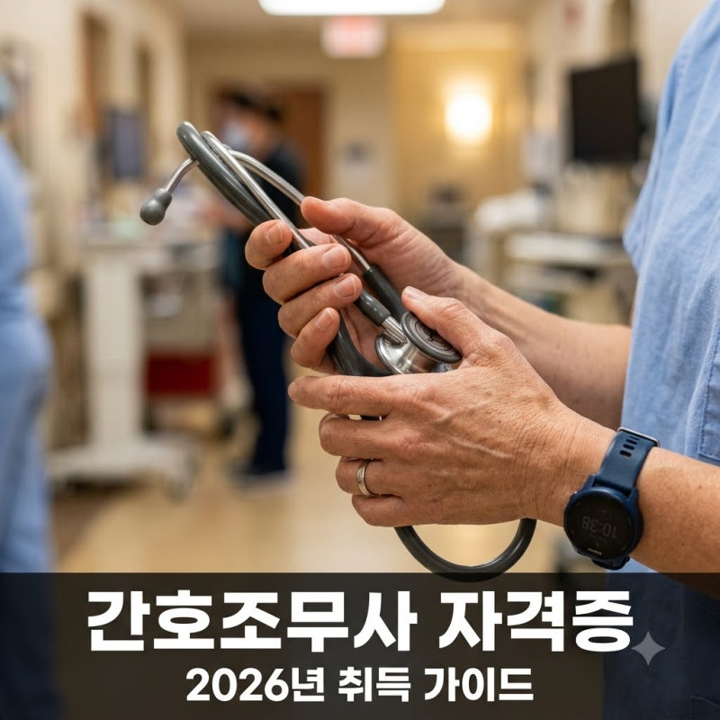 간호조무사자격증 취득방법 비용 2026년 시험 일정 및 실습 총정리