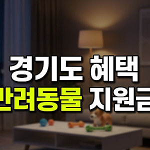 경기도 반려동물 지원금 신청, 시군마다 다른 이유부터 알아야 헛걸음 안 해요
