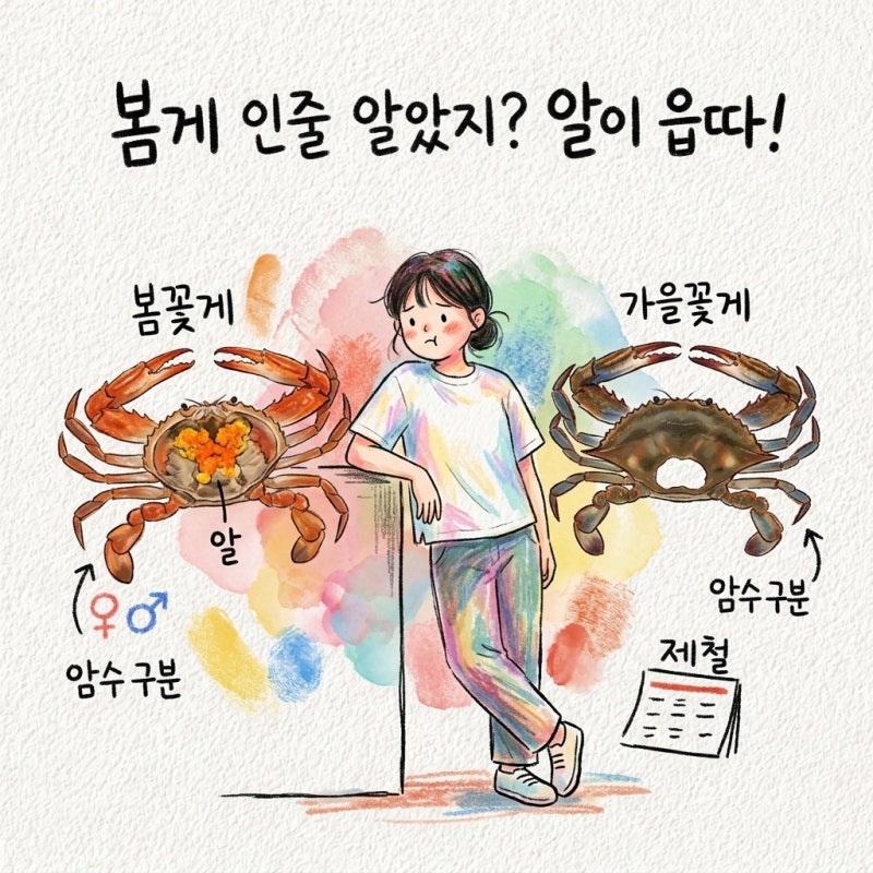 가을꽃게 암수 구분 알고 손질법 보관법 제철 고르는법