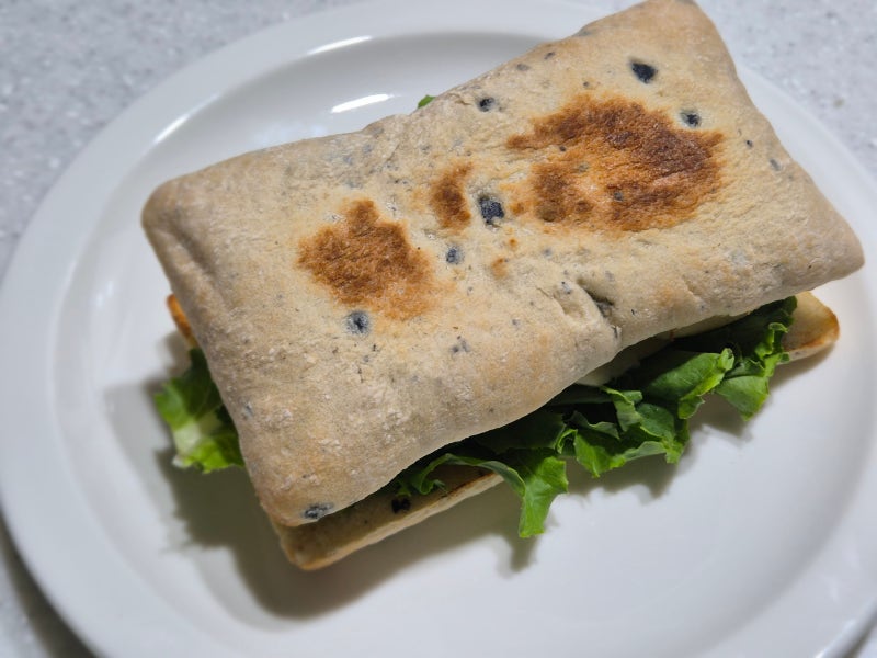 예신 다이어트 샌드위치｜맛있어서 2달째 먹는 사과 모짜렐라 치아바타 조합