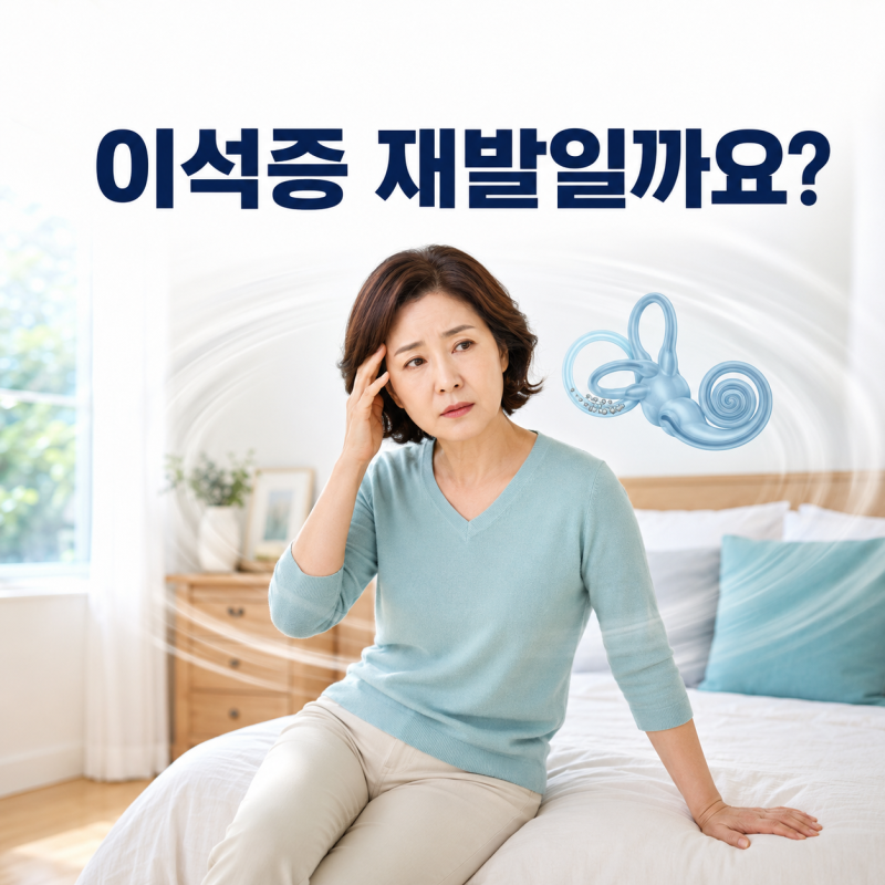 이석증 치료 후 다시 생긴 어지럼증, 재발일까요?