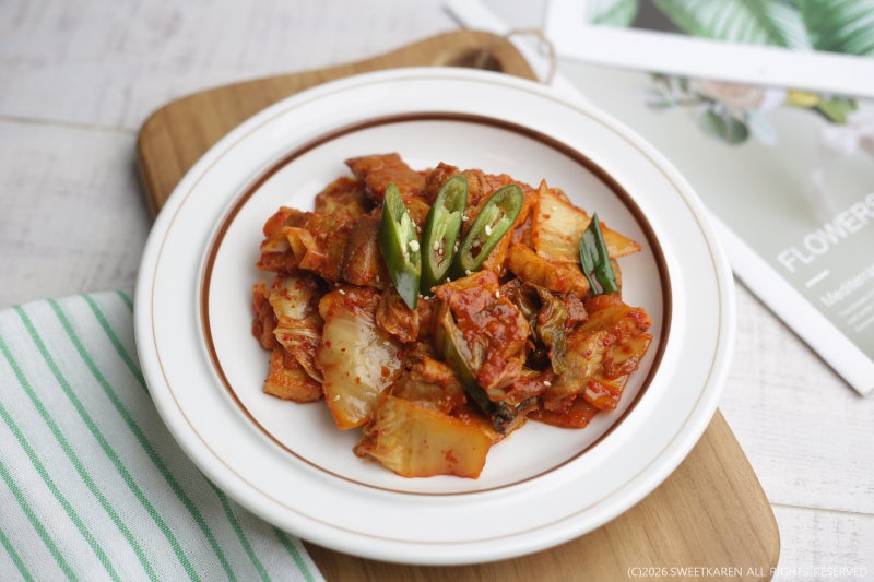 삼겹살김치볶음 만드는법 돼지고기두루치기 묵은김치요리