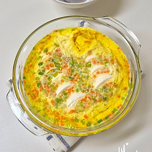 순두부계란찜 | 부들부들 촉촉하고 담백한 순두부달걀찜 만들기 전자레인지 레시피