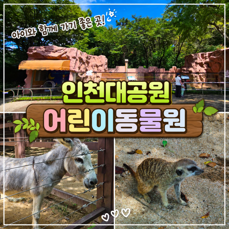 인천대공원 어린이 동물원 위치 주차장 꿀팁