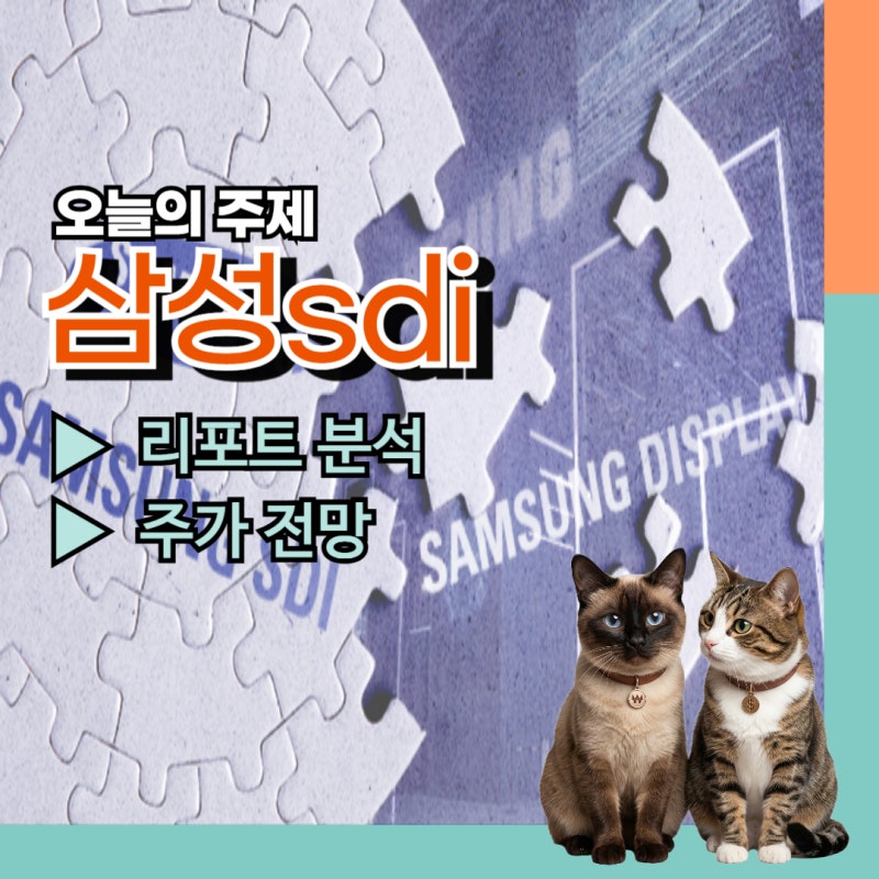 삼성SDI 목표주가 7분기만 흑자전환 성공 속 "미래에셋 목표가 100만원 제시" 리포트가 나온 배....