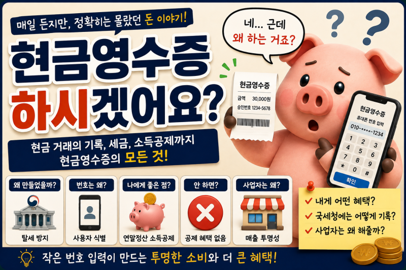 현금영수증 하시겠어요?