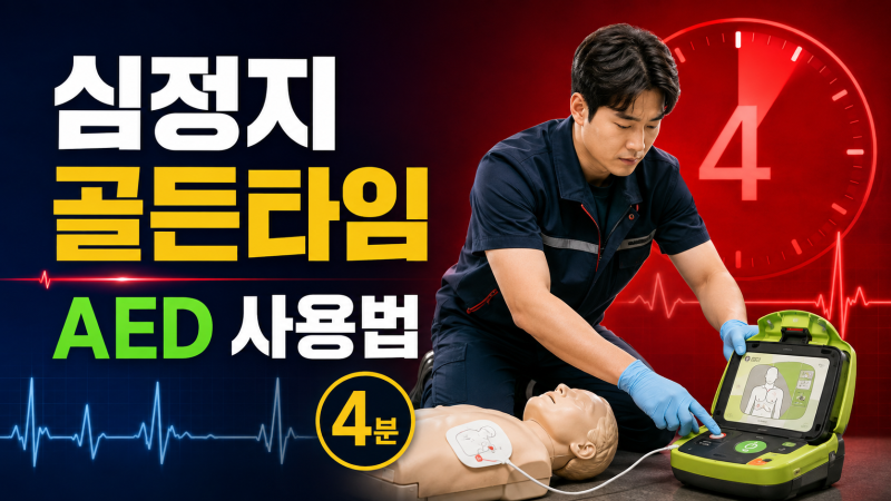 심정지! AED! 어떻게?