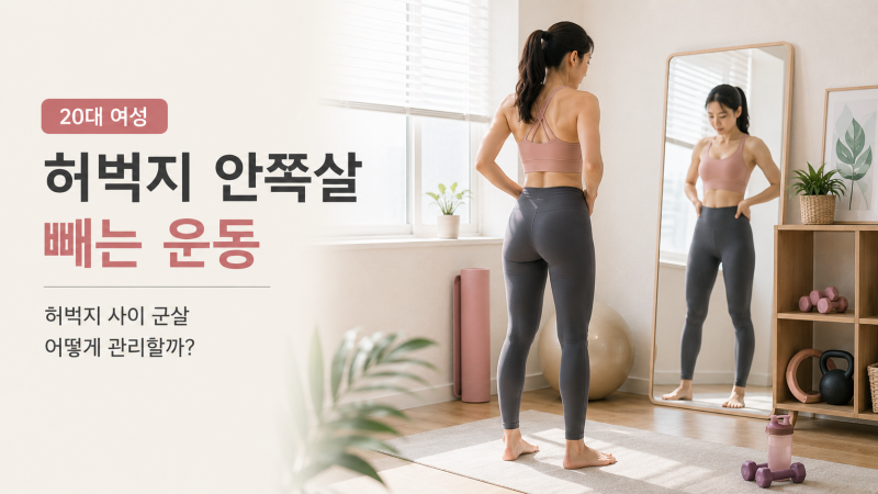 허벅지 안쪽살 빼는 운동, 왜 안쪽만 유독 신경 쓰일까요?