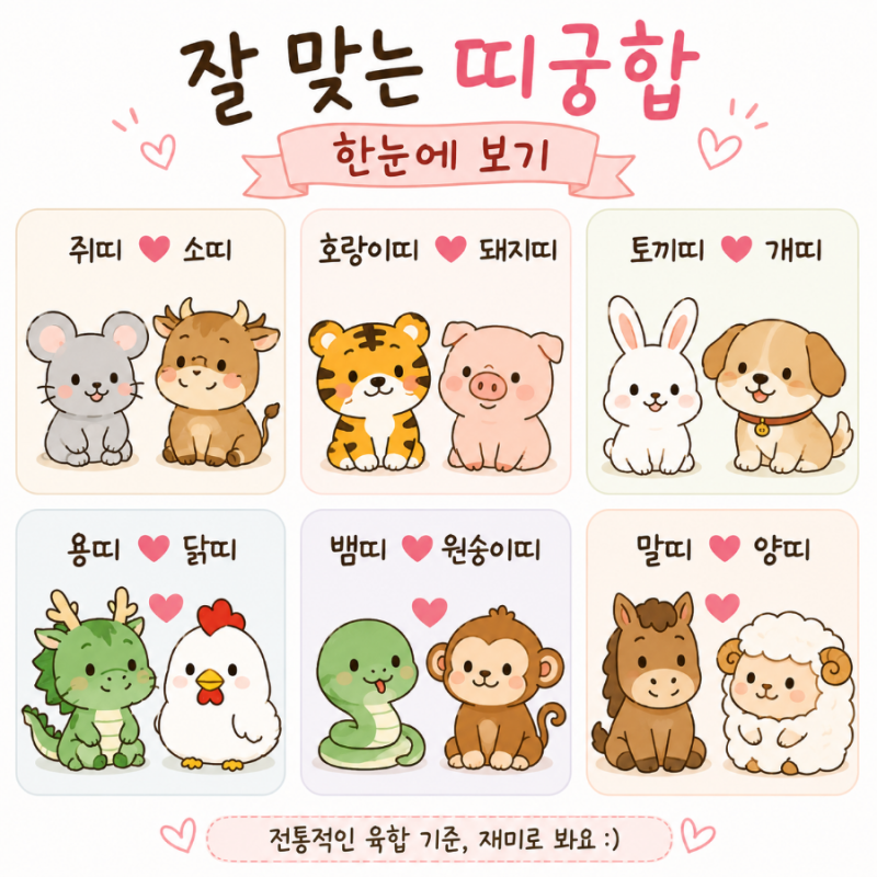 닭띠와 양띠 궁합 어떨까? 엄마는 양띠가 더 쎄”라는데ㅋㅋ