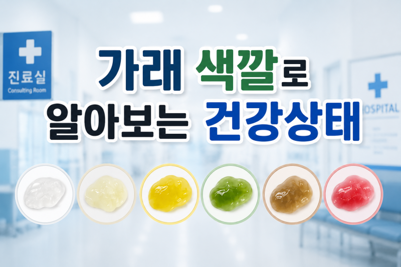 가래 색깔로 건강상태를 알아볼까요?