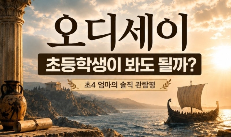영화 오디세이 후기 초등학생 관람 괜찮을까? 초4 엄마 솔직 관람평