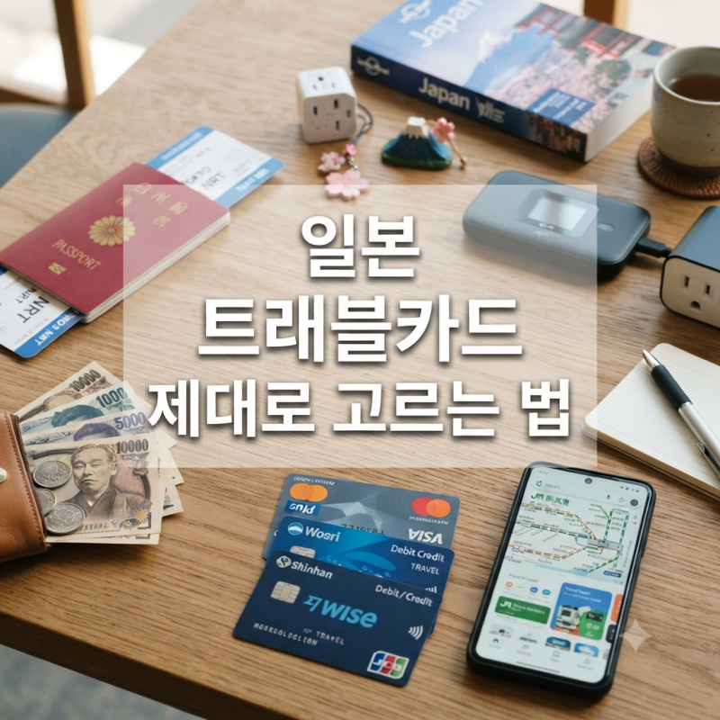 일본 갈 때 현금만 챙기면 손해? 2026 트래블카드 제대로 고르는 법