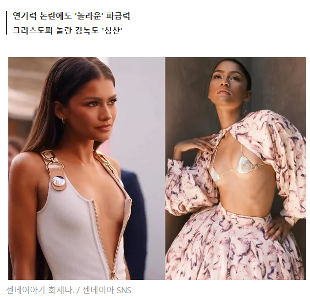 '오디세이' 젠데이아 출연료, 단 6장면에 120억…앤 해서웨이는 100억