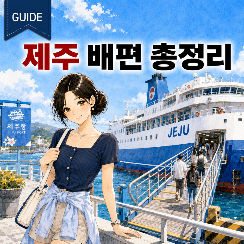 제주 배편 총정리｜목포·완도·진도 차량선적까지 한눈에