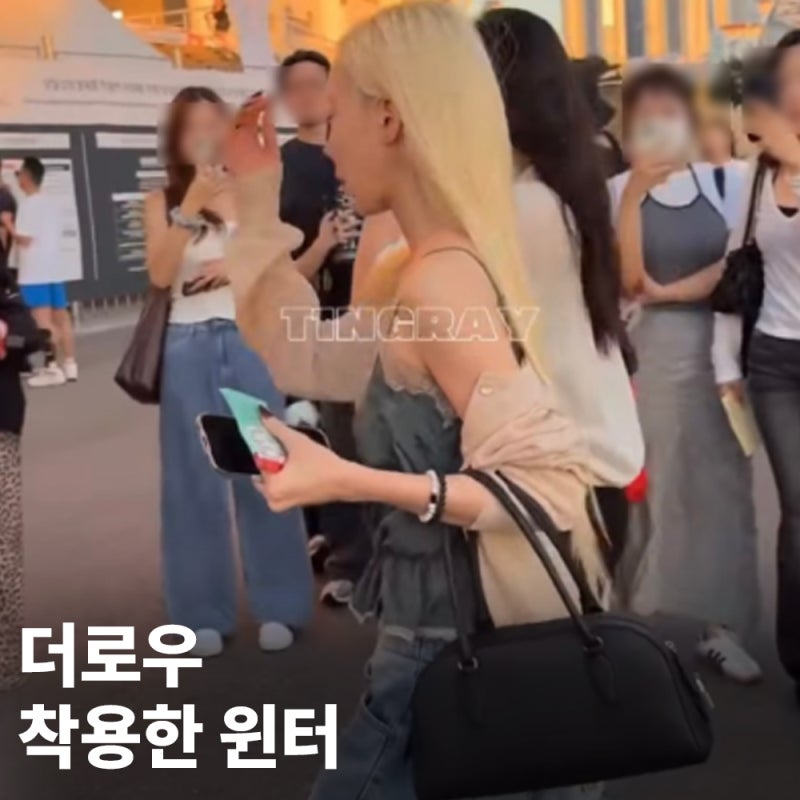 aespa Winter Attends BIGBANG Concert... Her The Row Bag Fashion Becomes a Hot Topic