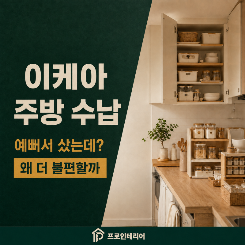 이케아 주방 수납, 예뻐서 샀는데 왜 더 불편할까? 수납장·선반 고르는 순서를 확인하세요