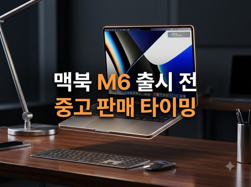 맥북 M6 칩 10월 출시일과 중고가 방어를 위해 9월 중순 전 처분해야 하는 이유