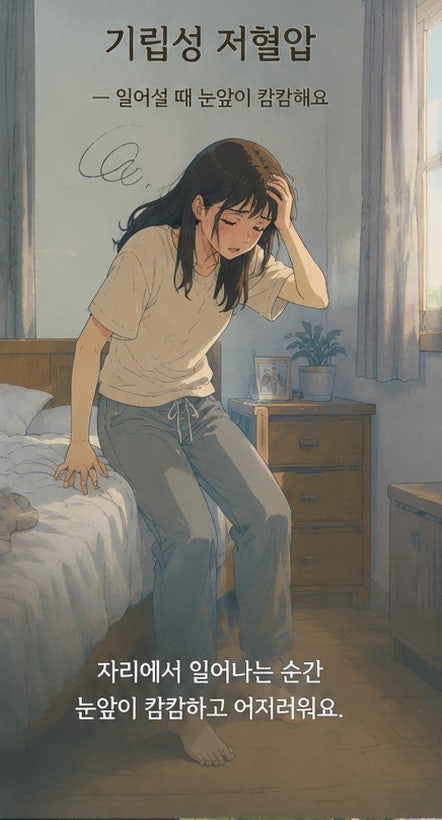 일어날때 어지러워요!이 증상은? 기립성저혈압 증상/기립성저혈압 원인