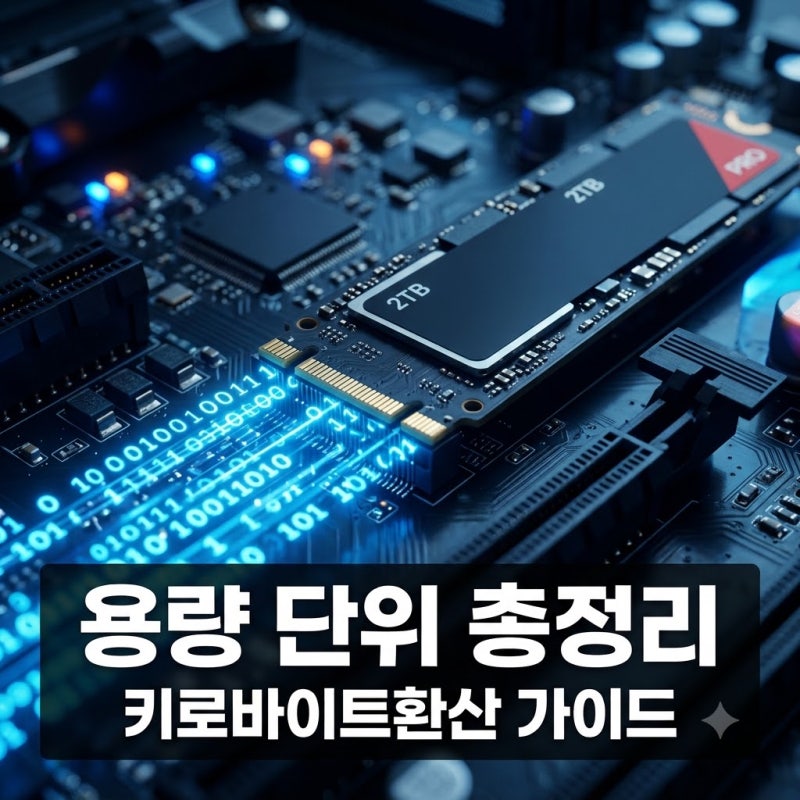 "분명 1기가였는데.." 키로바이트환산 직접 해보고 놀란 이유..