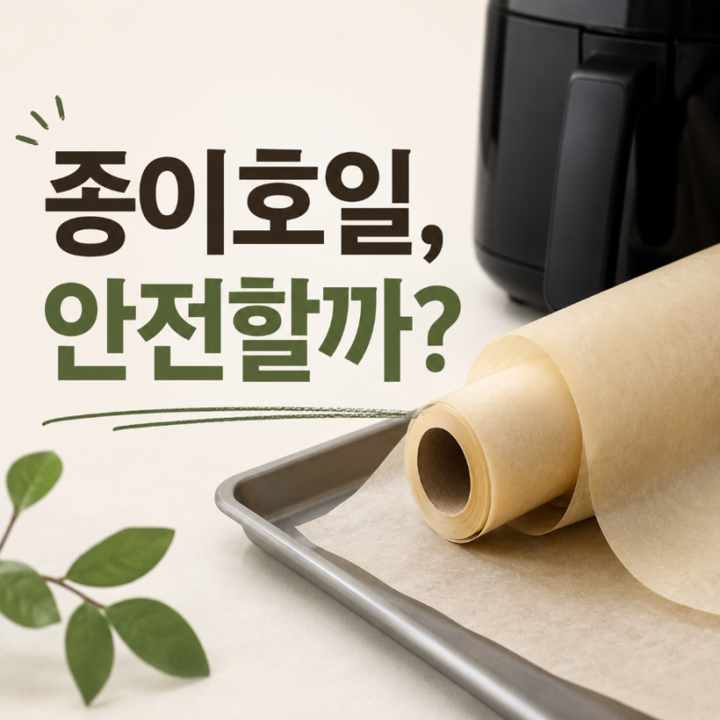 종이호일 미세플라스틱·환경호르몬 괜찮을까? 에어프라이어 고온 사용 시 안전성 총정리