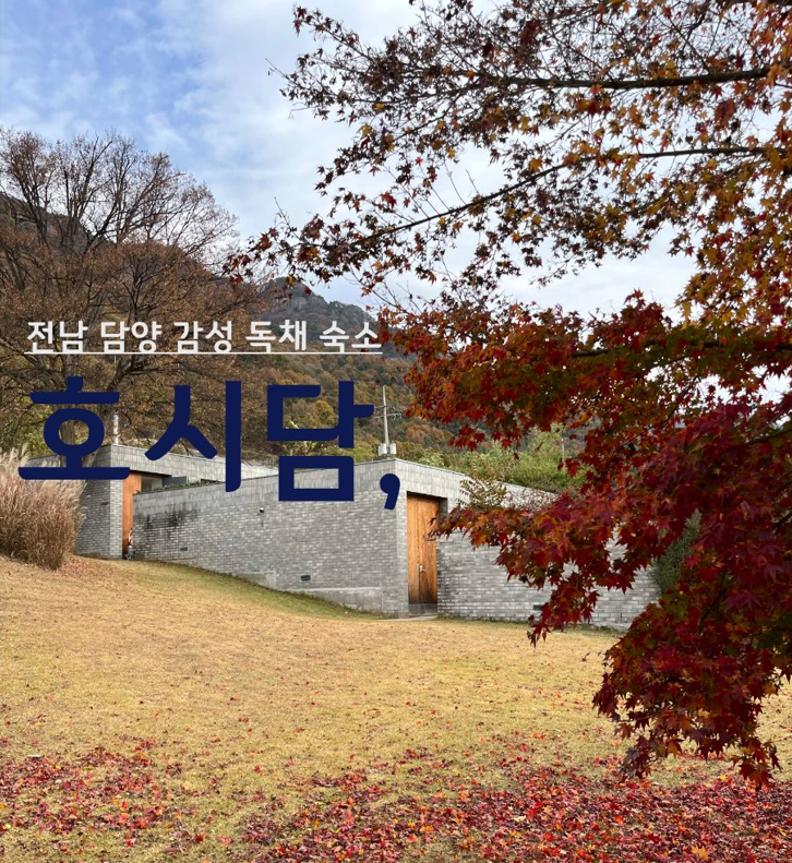 [담양 숙소 추천] 호시담 감성 독채 펜션 추천 (H102호 - 조식, 바베큐, 주차, 자쿠지)
