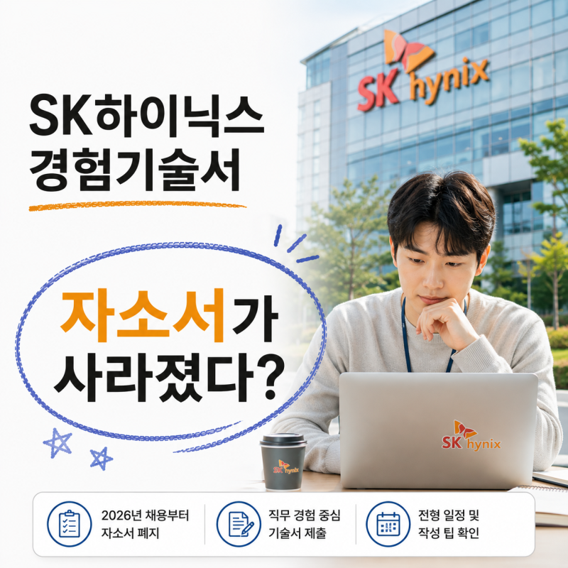 SK하이닉스 경험기술서 "자소서가 없다?" 26일 마감 전 달라진 2문항
