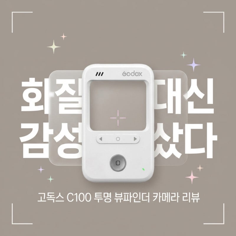 고독스 뷰파인더 카메라 C100 인스타 감성템으로 써본 후기