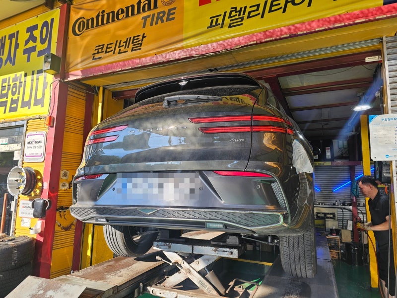 GV70 미쉐린 타이어 255 40 21 장착하다~
