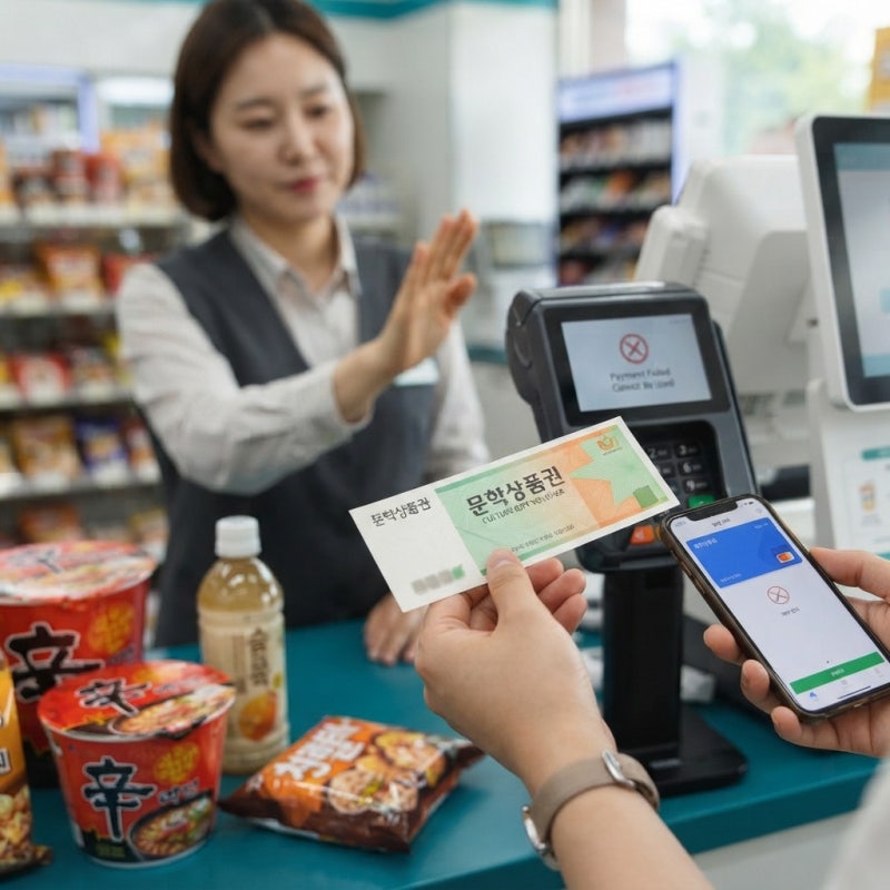 "편의점은 안 된다고" 문화상품권 올리브영 결제 전에 꼭 확인해야 할 발행사별 사용처 차이