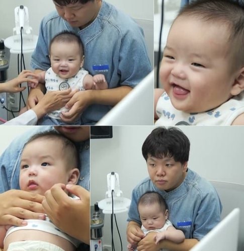 생후 4개월 곽튜브 아들, 주사 맞고 5초 만에 울음 뚝…의료진 "효자 맞네요" 난리난 이유
