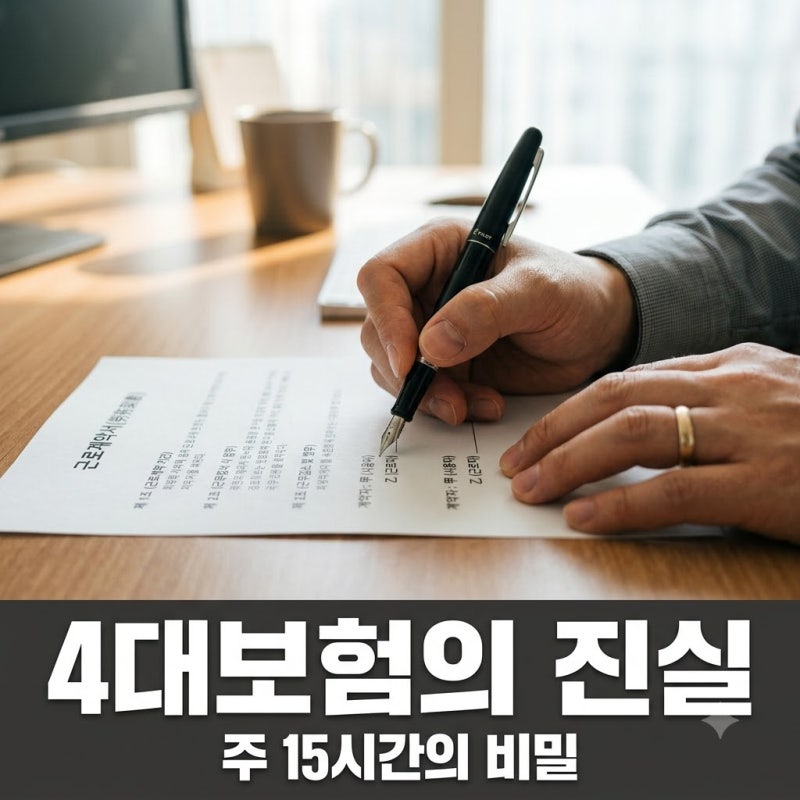 "주 15시간 미만이면 안 들어도 된다?" 4대보험 가입 조건 알고 보니..