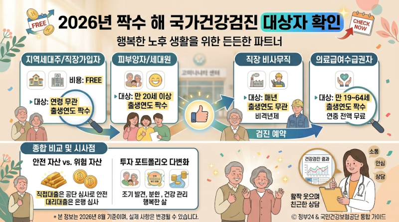 2026년 국가건강검진 대상자 조회! 모바일 1분 확인 및 지정 병원 예약 방법 TOP 3